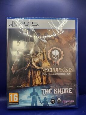 PS5 Dbl Feature Game: Necrophosis: Full Consciousness & The Shore, New, Sealed